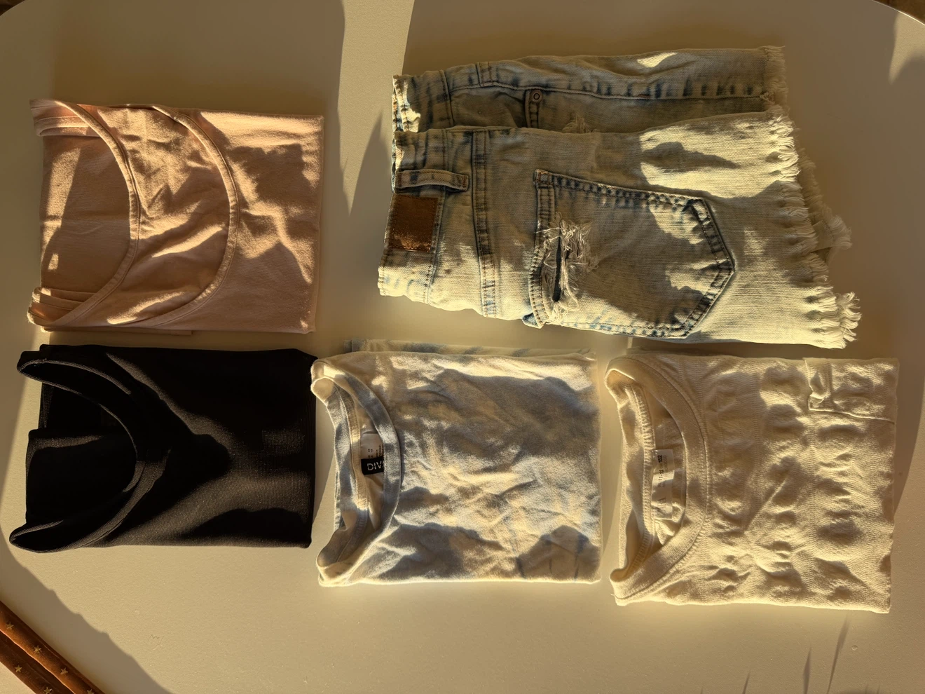 T-Shirts and Denim Shorts Bundle