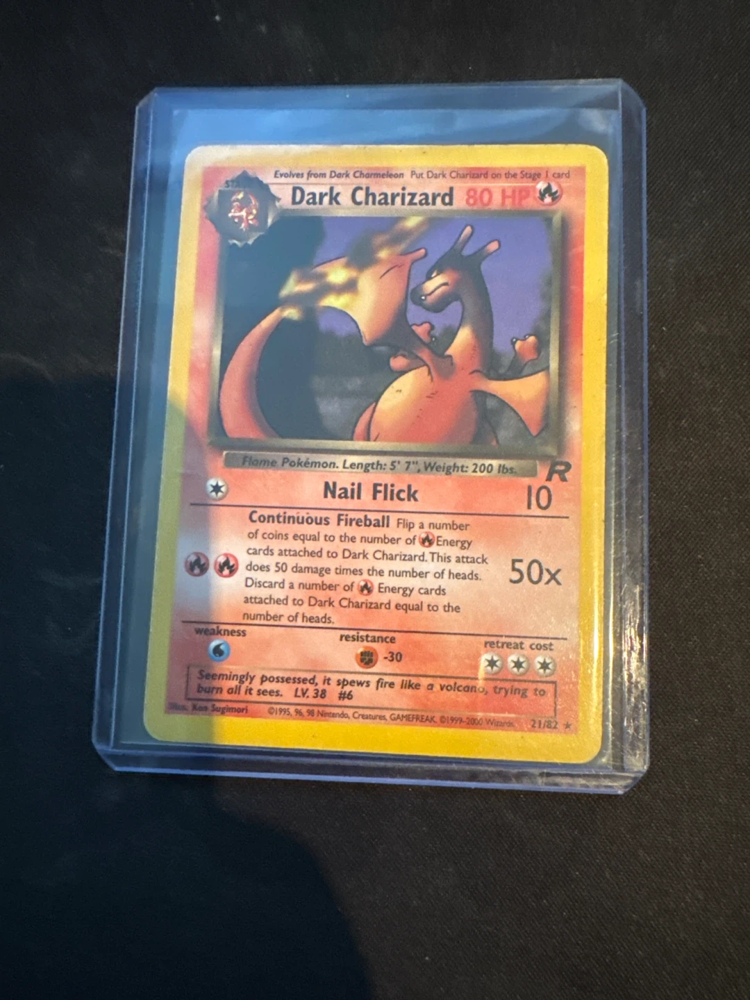 Dark Charizard Pokémon Card
