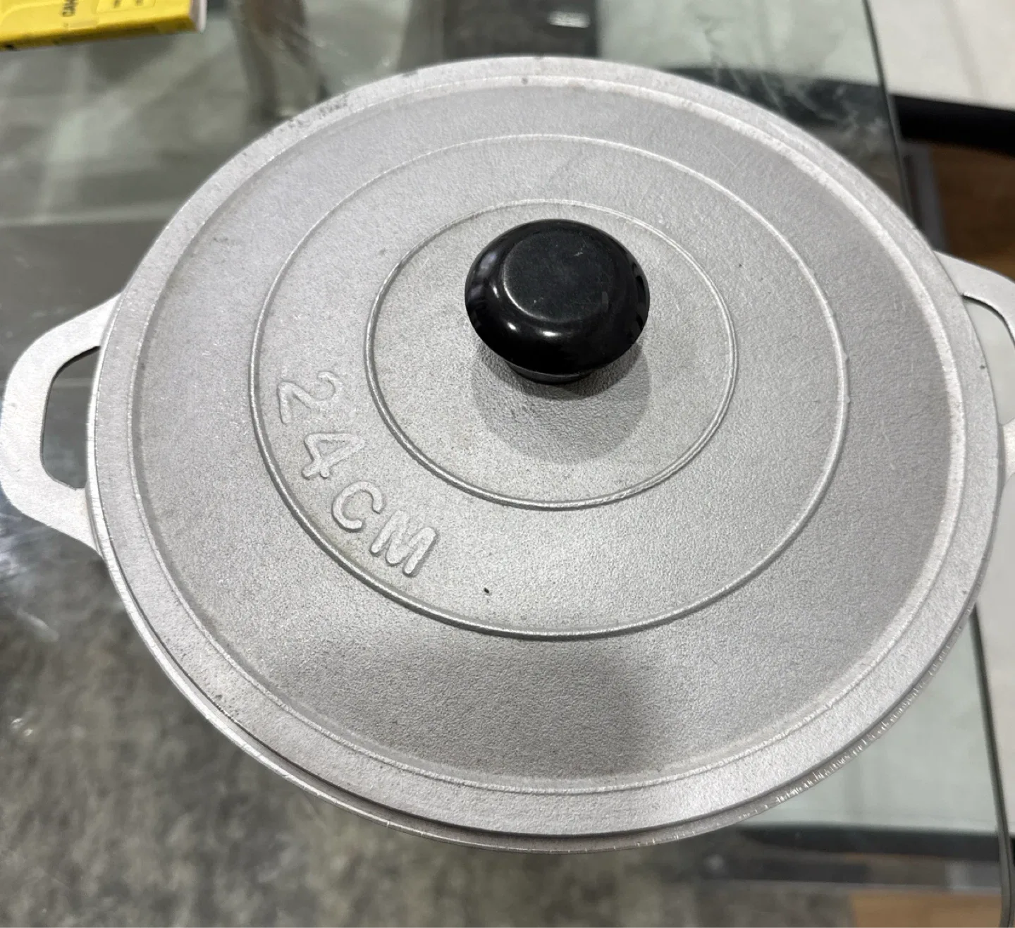 24cm Aluminum Pot with Lid - photo 2