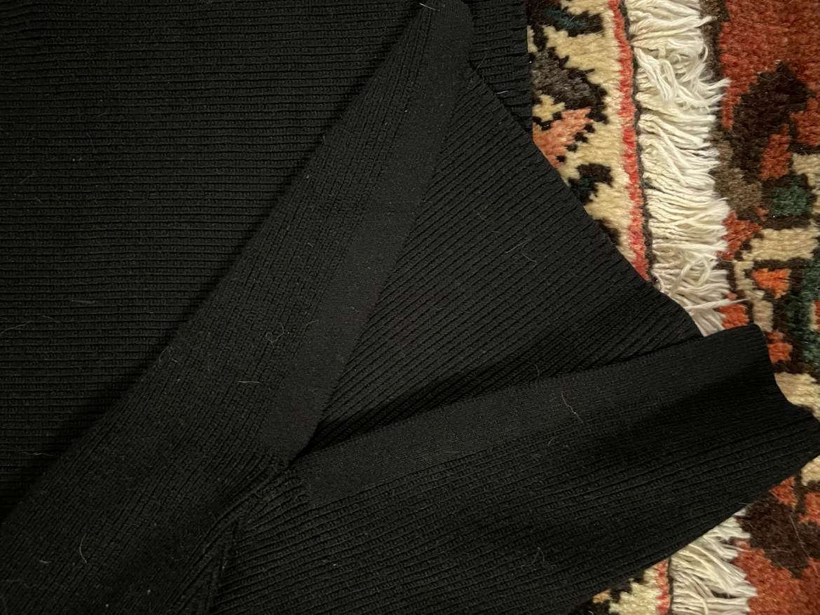 Dynamite Black Ribbed Sweater - photo 3