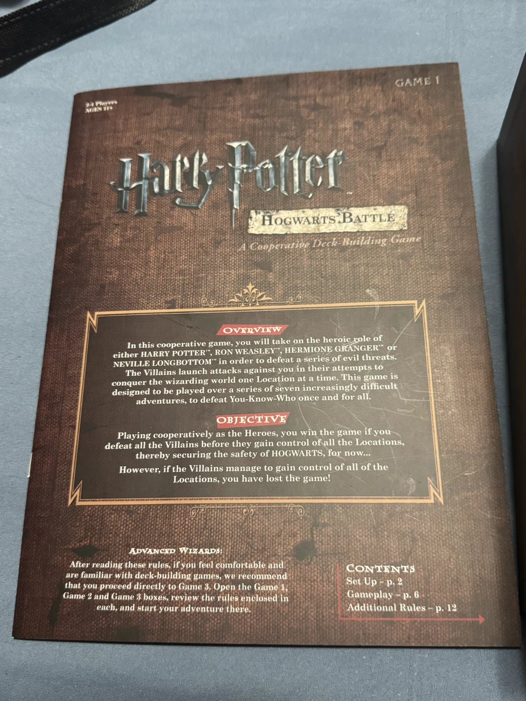 Harry Potter Hogwarts Battle Cooperative Deck-Building Game - photo 3