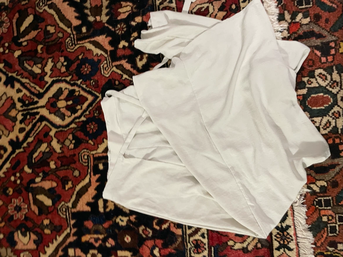 Zara linen-blend wrap pants - photo 2