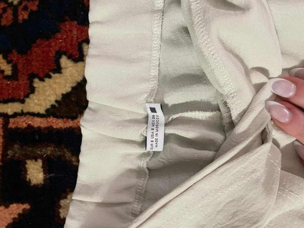 Zara linen-blend wrap pants - photo 3
