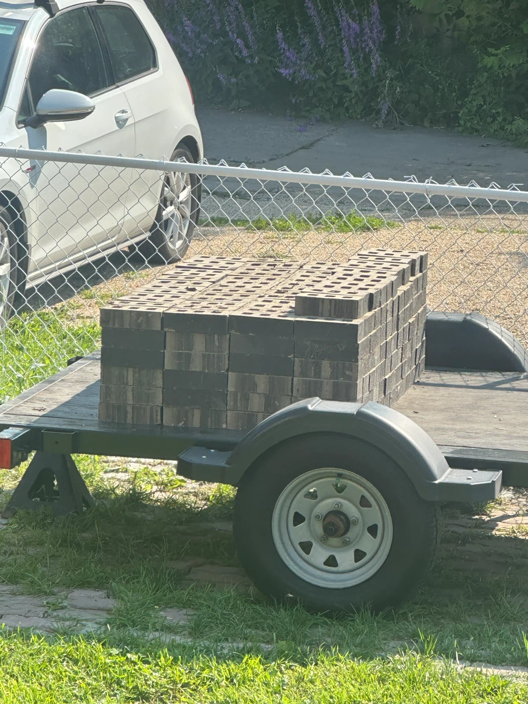 Stack of Concrete Bricks for Landscaping 324 total