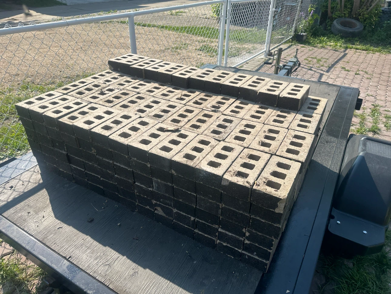 Stack of Concrete Bricks for Landscaping 324 total - photo 3