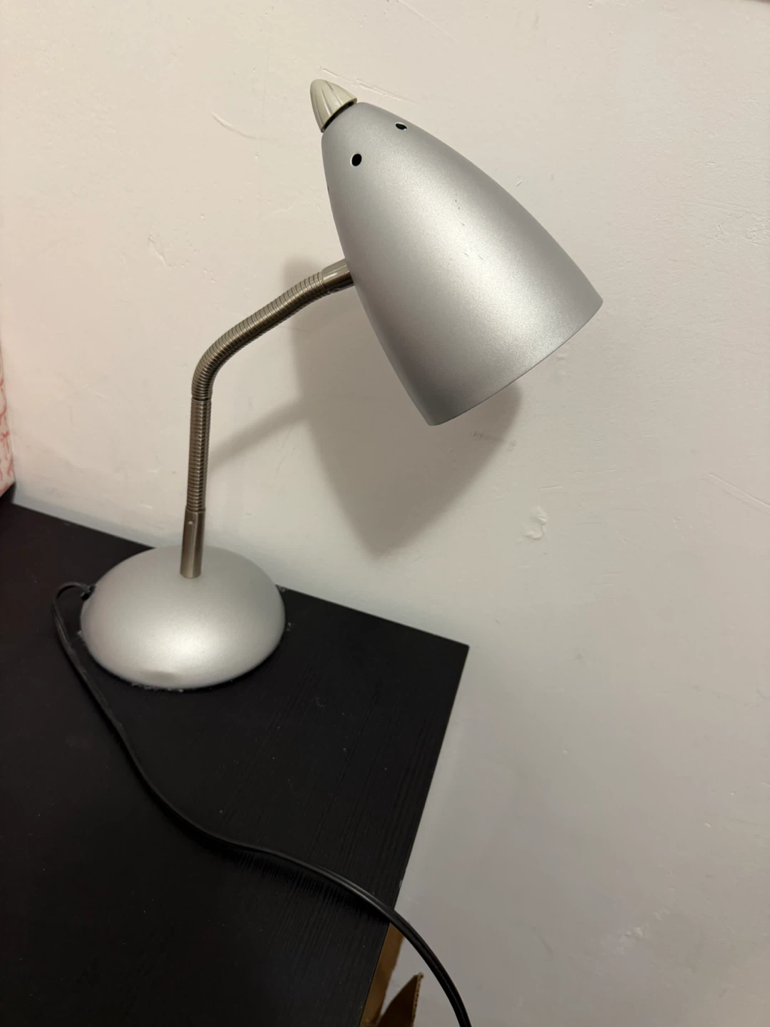 Silver Gooseneck Desk Lamp / Reading Light (Working) - photo 5