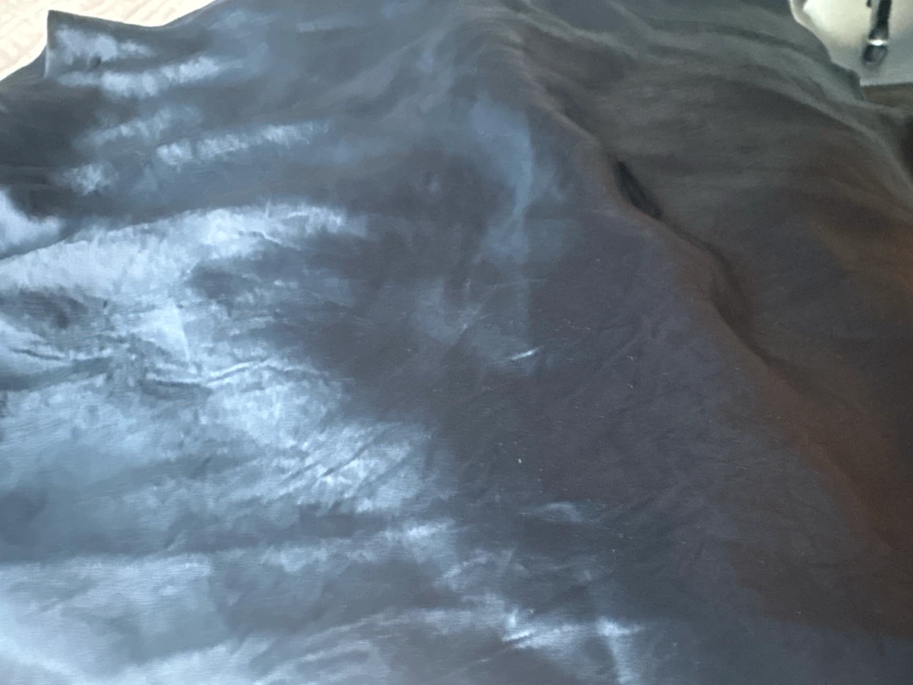 Babaton Navy Satin Midi Skirt Size 6 - photo 4