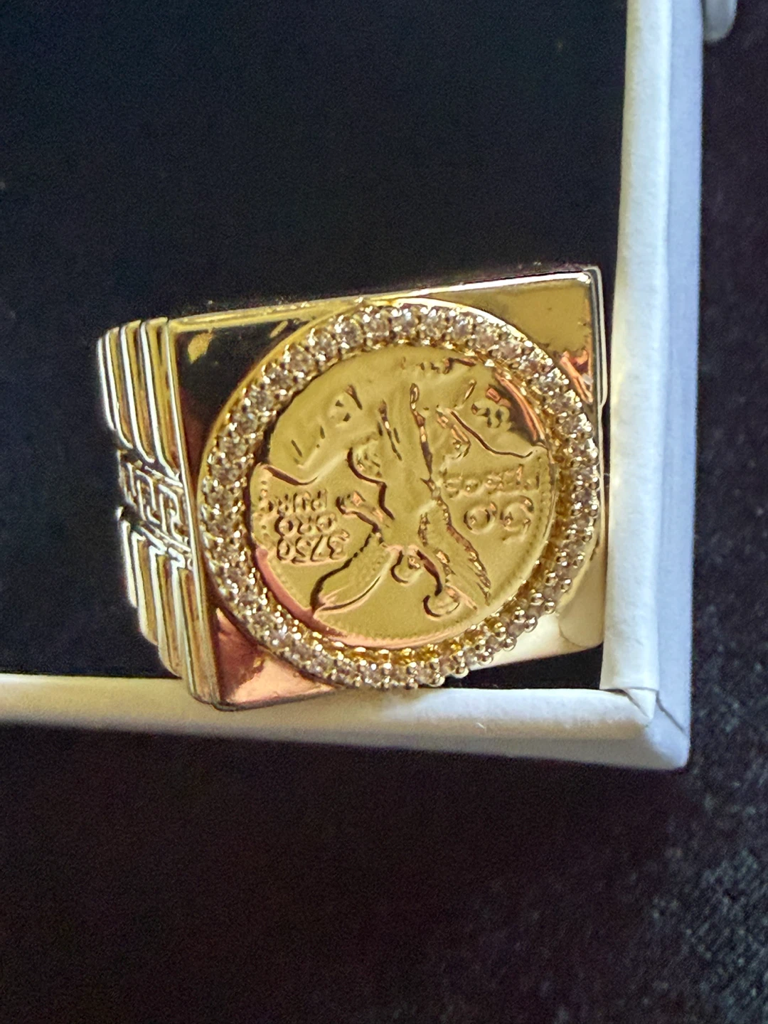 Gold-tone ring - photo 2