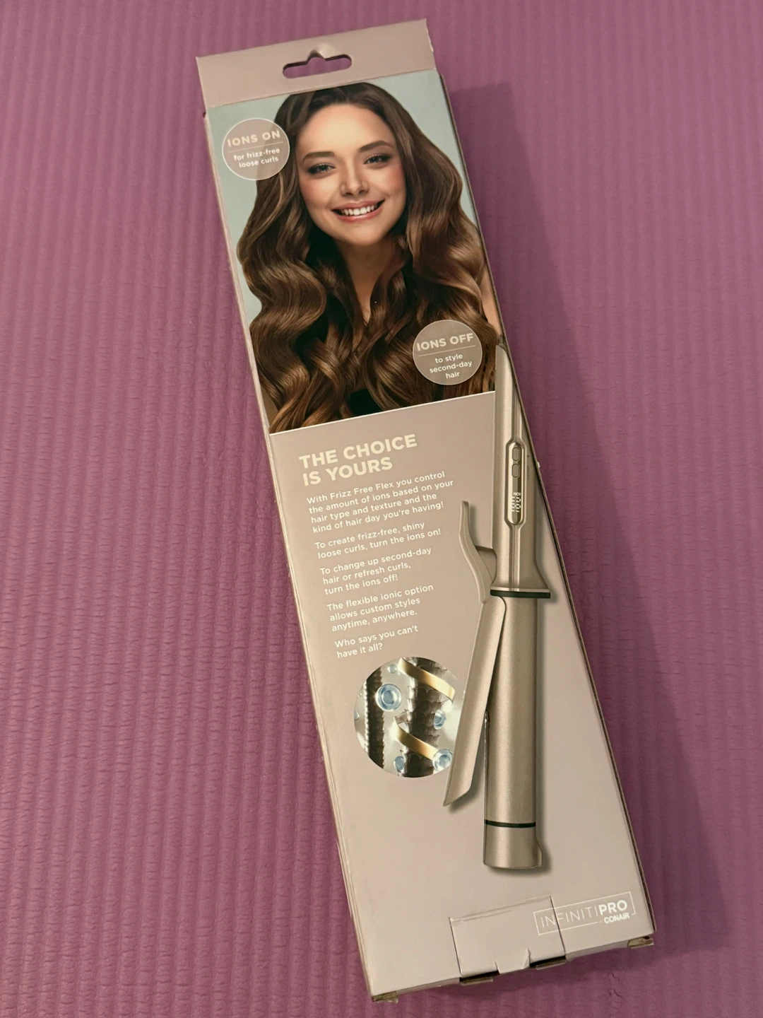 NEW✨Conair INFINITI PRO Frizz Free Flex Curling Iron 1 1/4" - photo 2