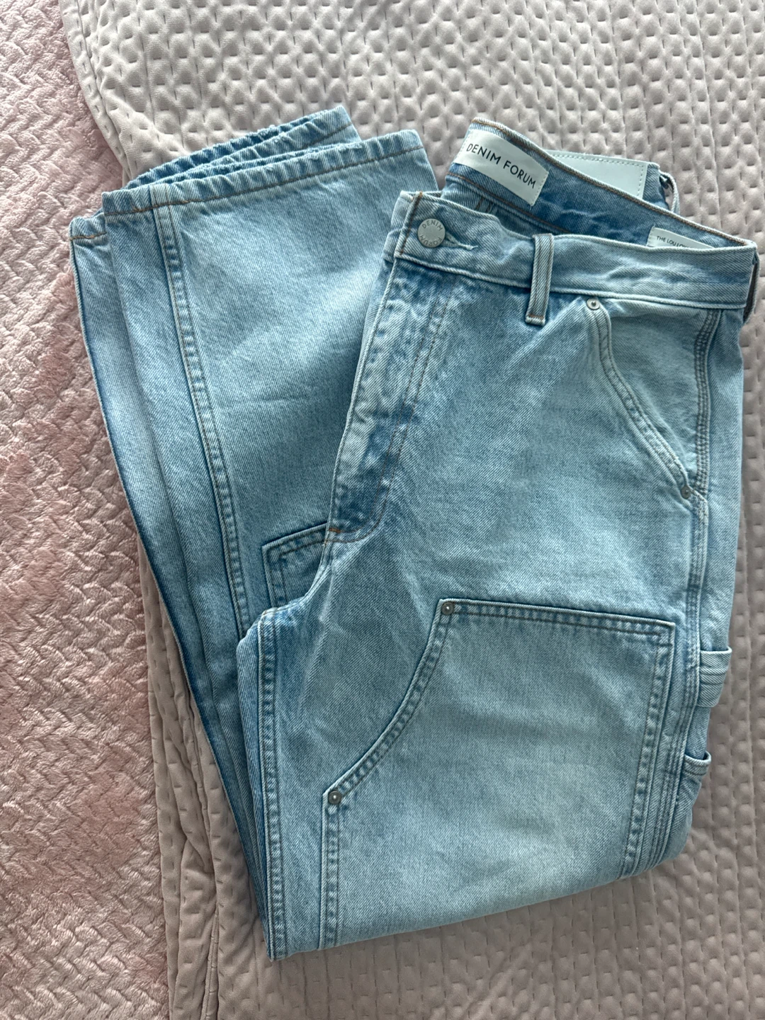 Denim Forum The Lou Low Rise Carpenter Jeans - photo 3