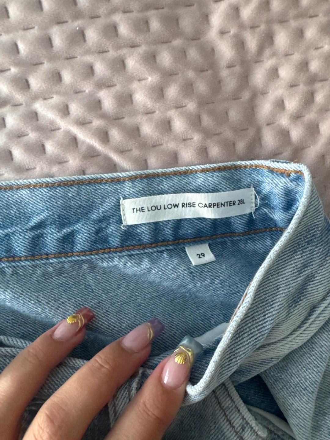 Denim Forum The Lou Low Rise Carpenter Jeans - photo 4