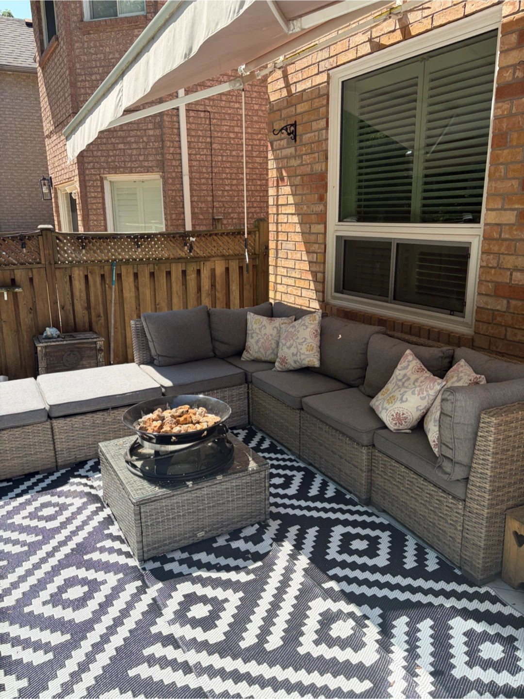CANVA Wicker Sectional Outdoor Sofa