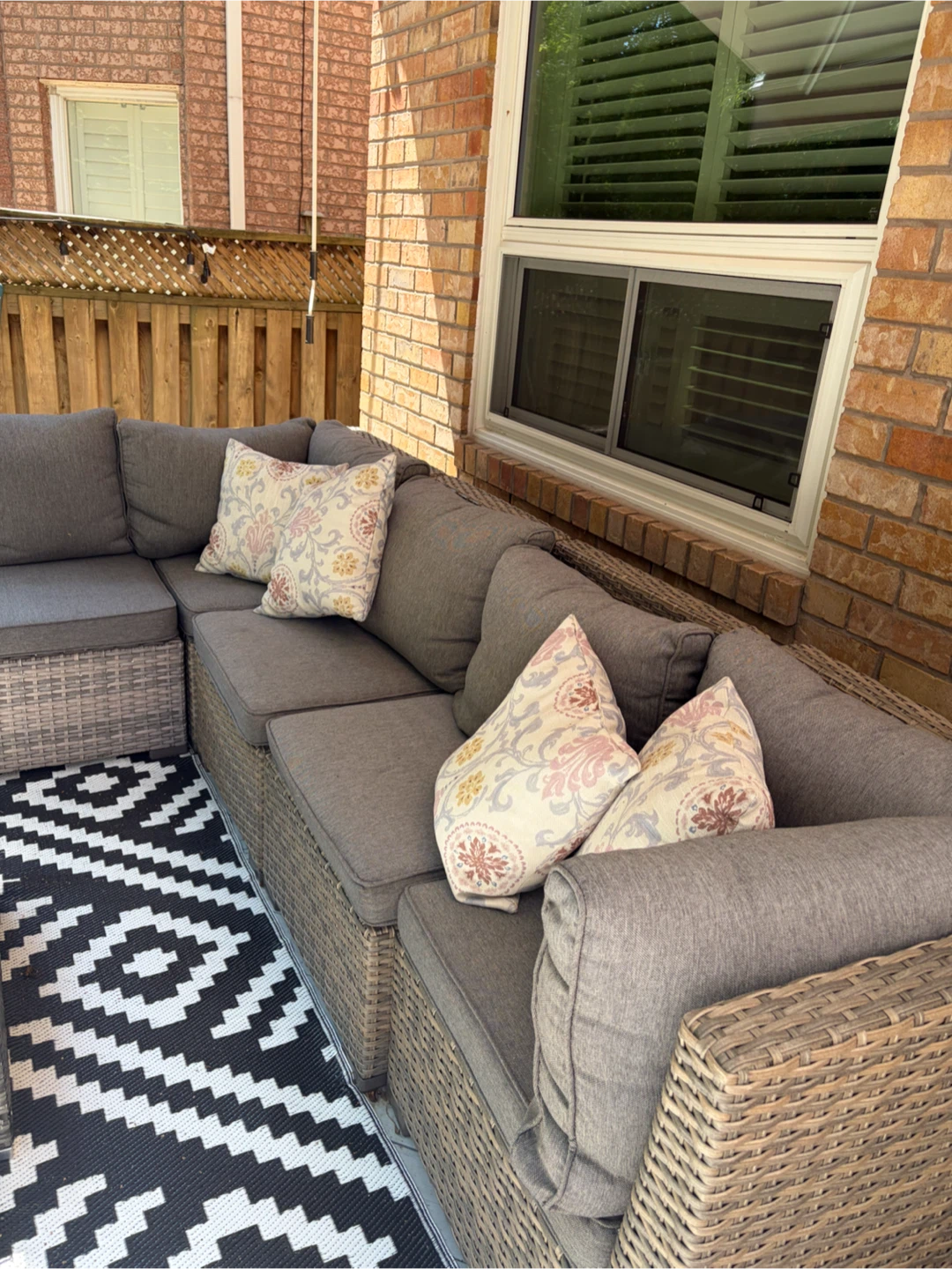 CANVA Wicker Sectional Outdoor Sofa - photo 3