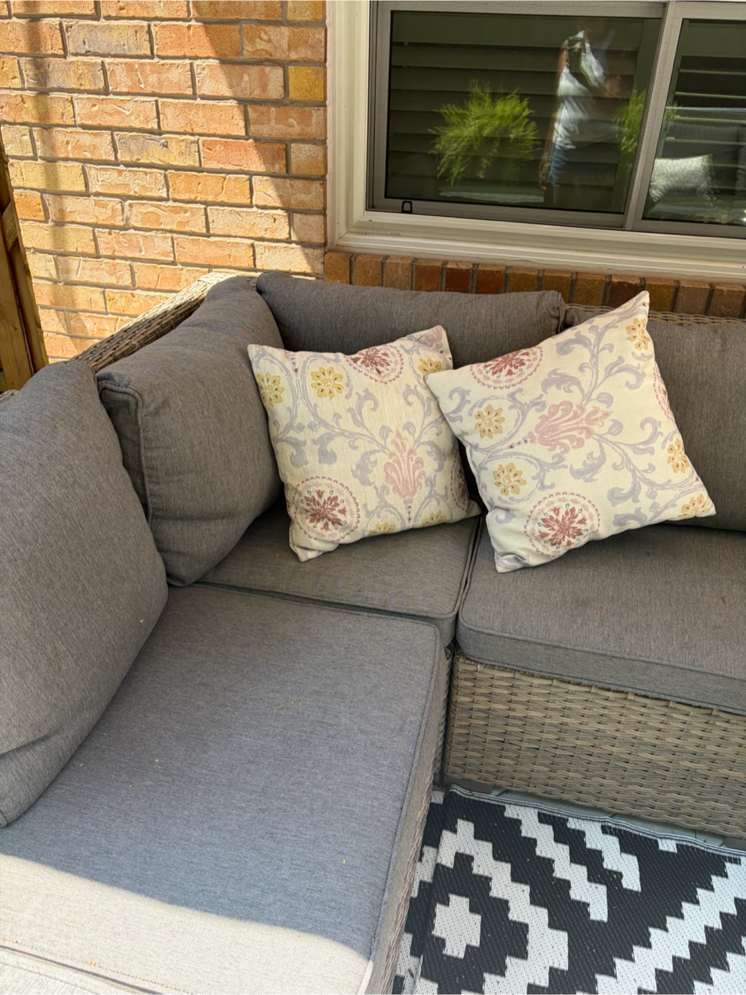 CANVA Wicker Sectional Outdoor Sofa - photo 4