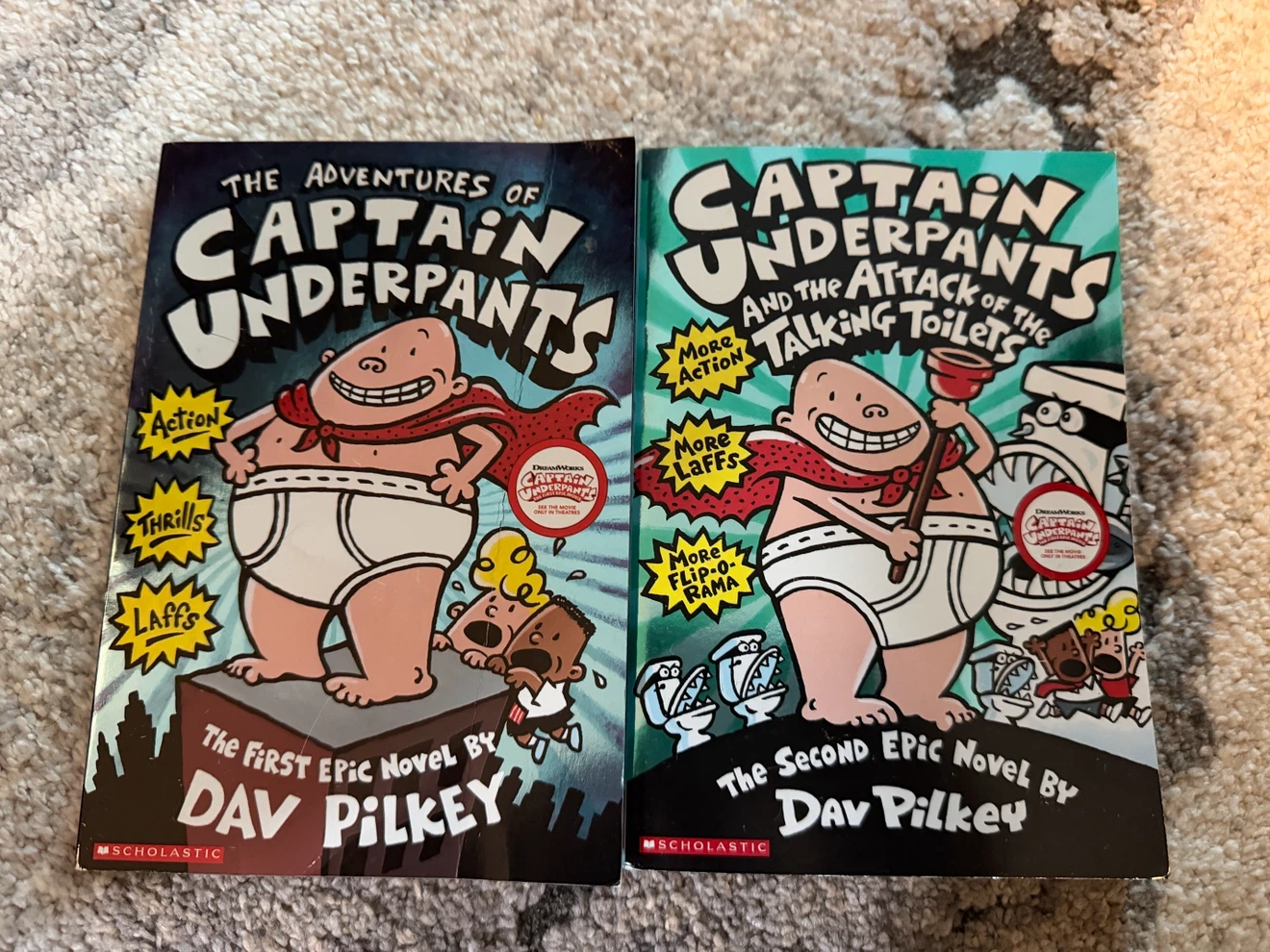 Captain Underpants Book Set by Dav Pilkey