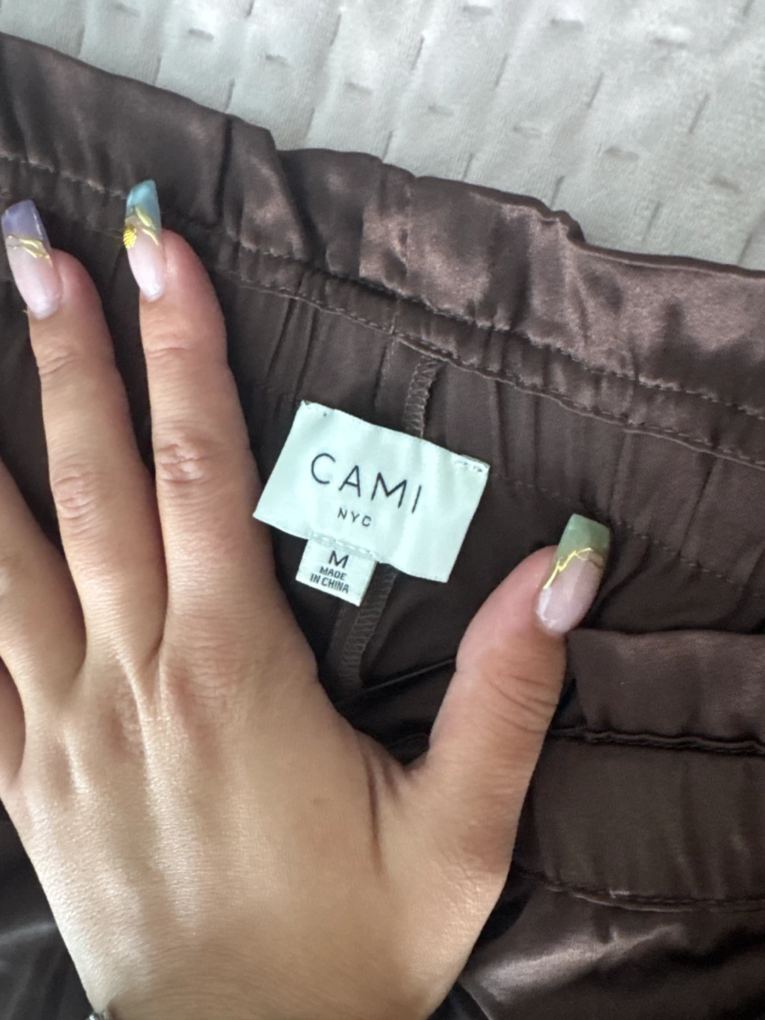 CAMI NYC Satin Cargo Pants - photo 3