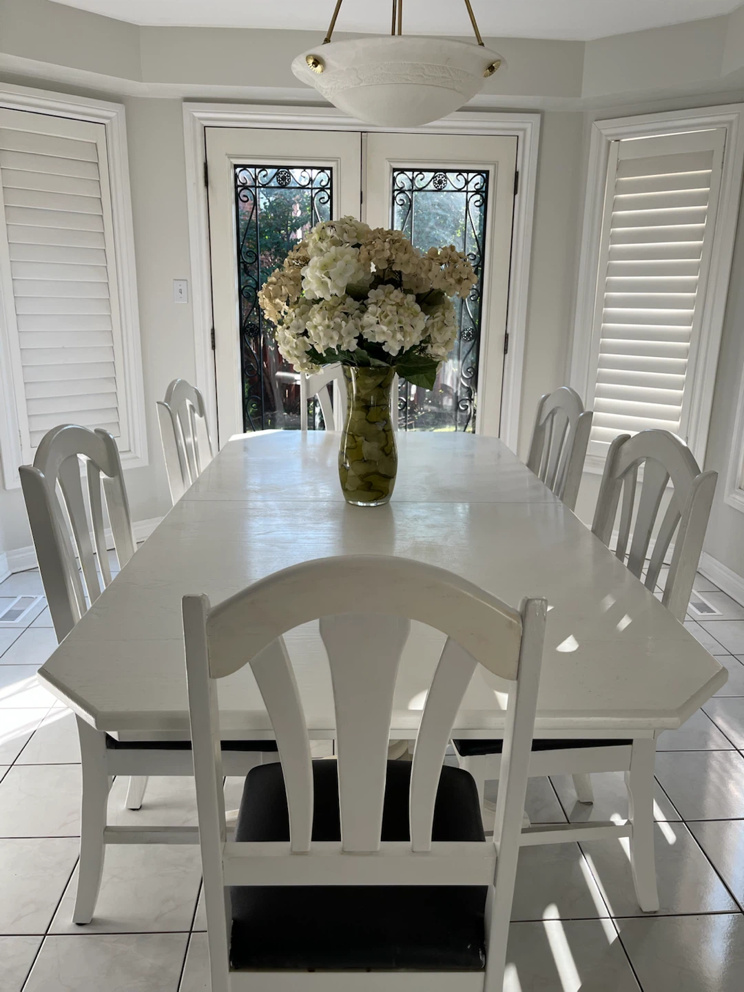 Lichen table and chairs
