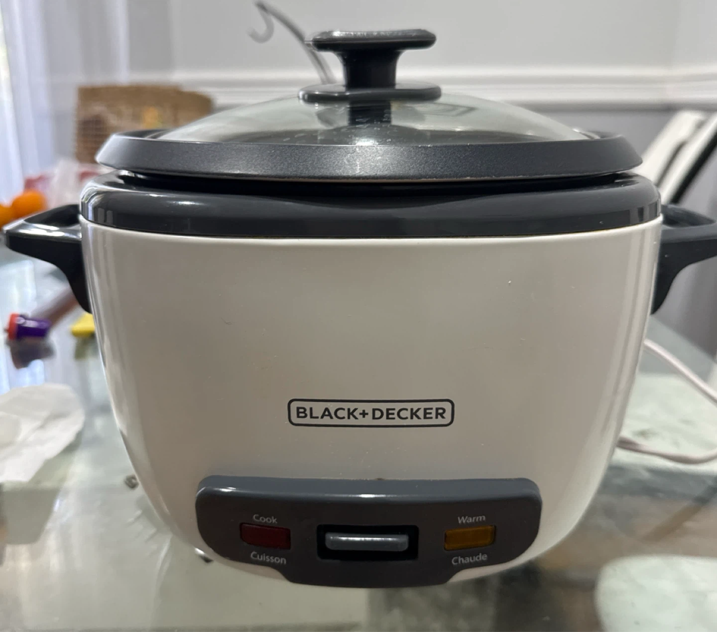 Black+Decker Rice Cooker with Steamer Basket