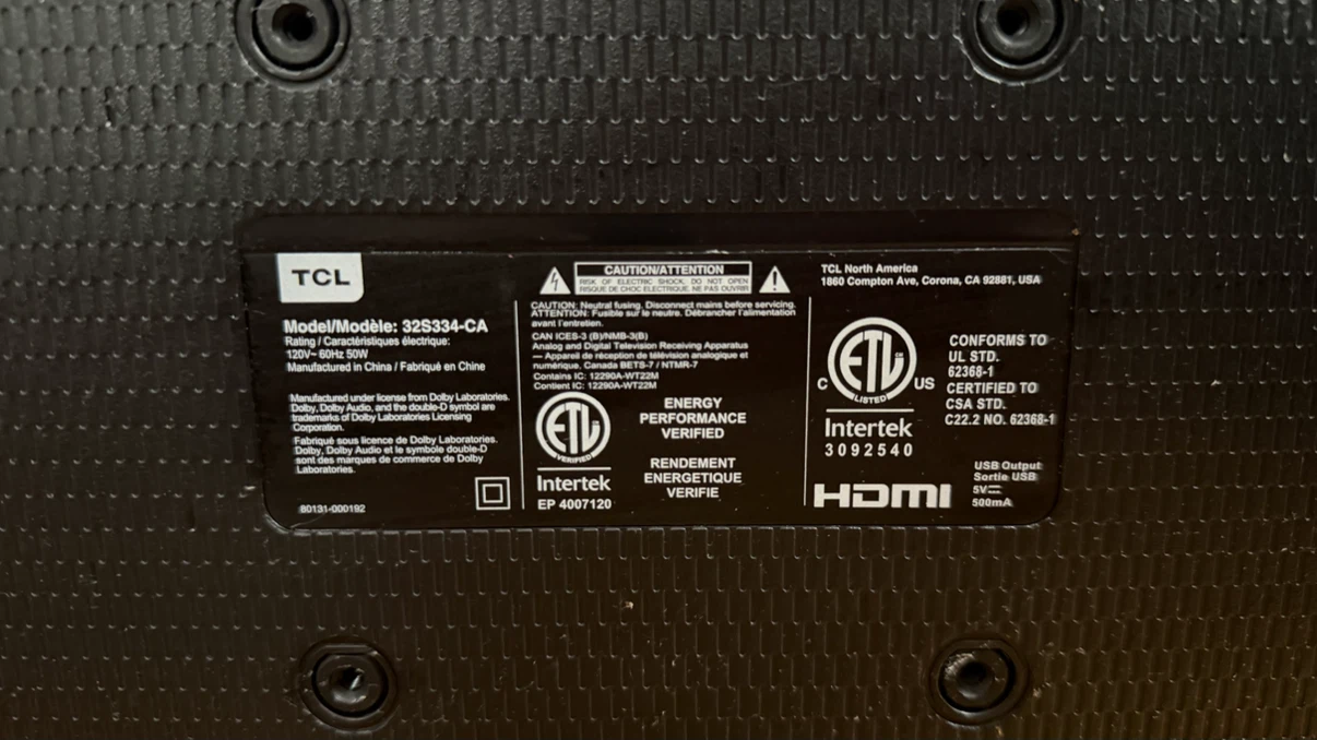 TCL 32" 32S334-CA Roku Smart TV - photo 3