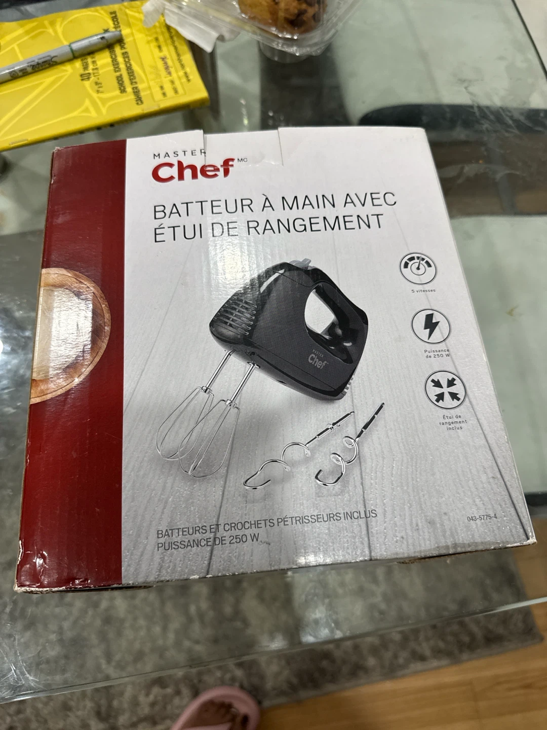 Master Chef Hand Mixer with Storage Case