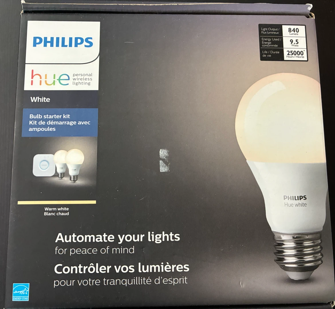 Philips Hue White Bulb Starter Kit