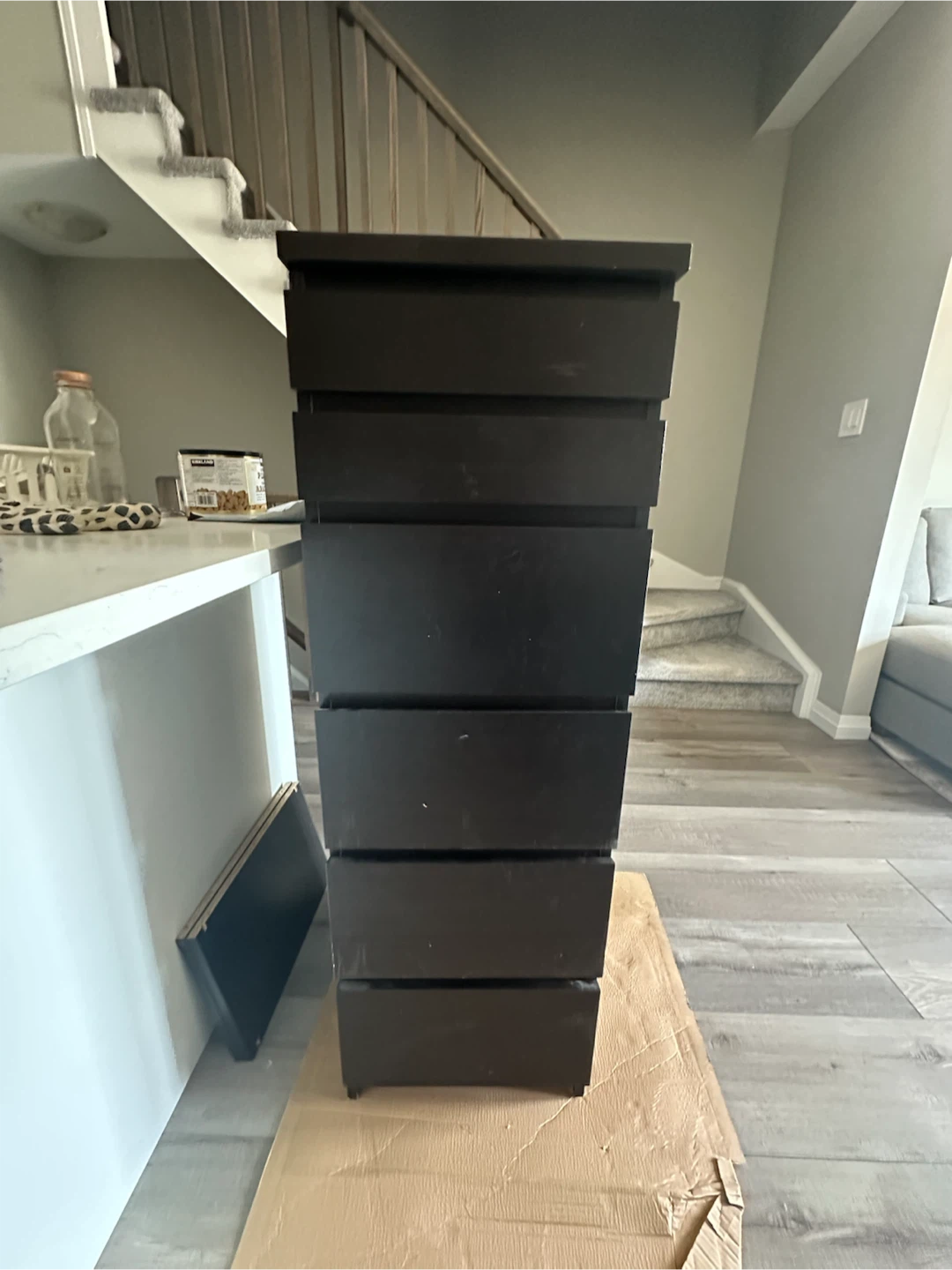 IKEA Malm Dark Brown 7-Drawer Dresser