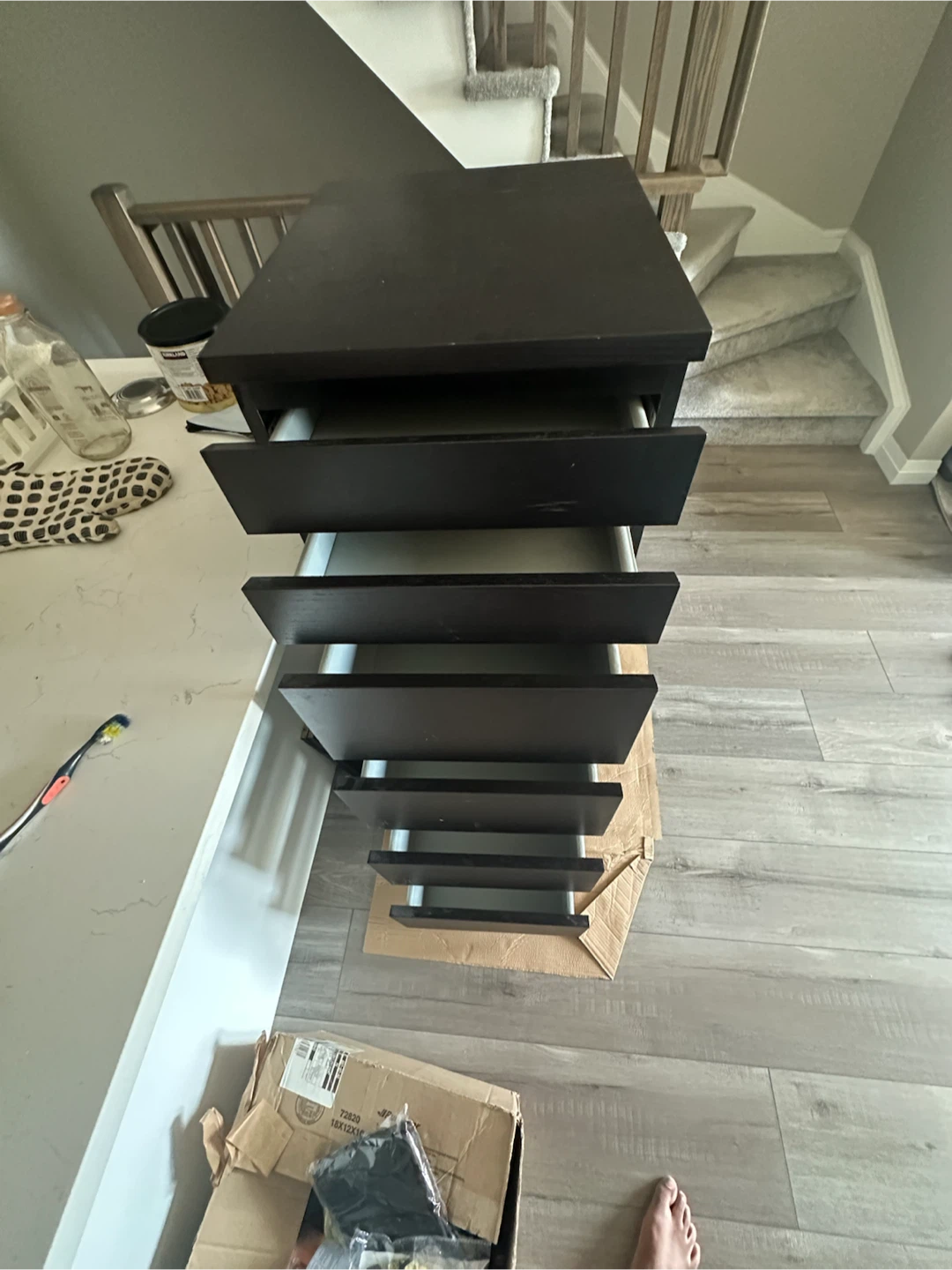 IKEA Malm Dark Brown 7-Drawer Dresser - photo 2