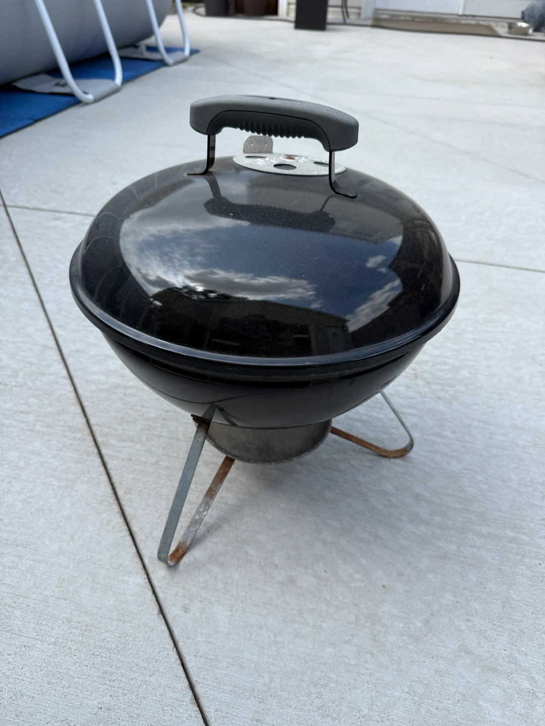 Portable Weber Charcoal Grill