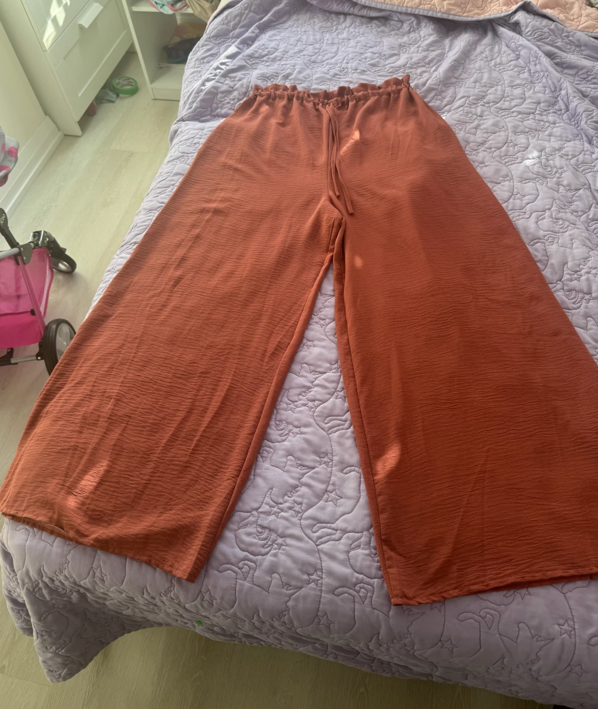 Terracotta Maternity Wide Leg Pants