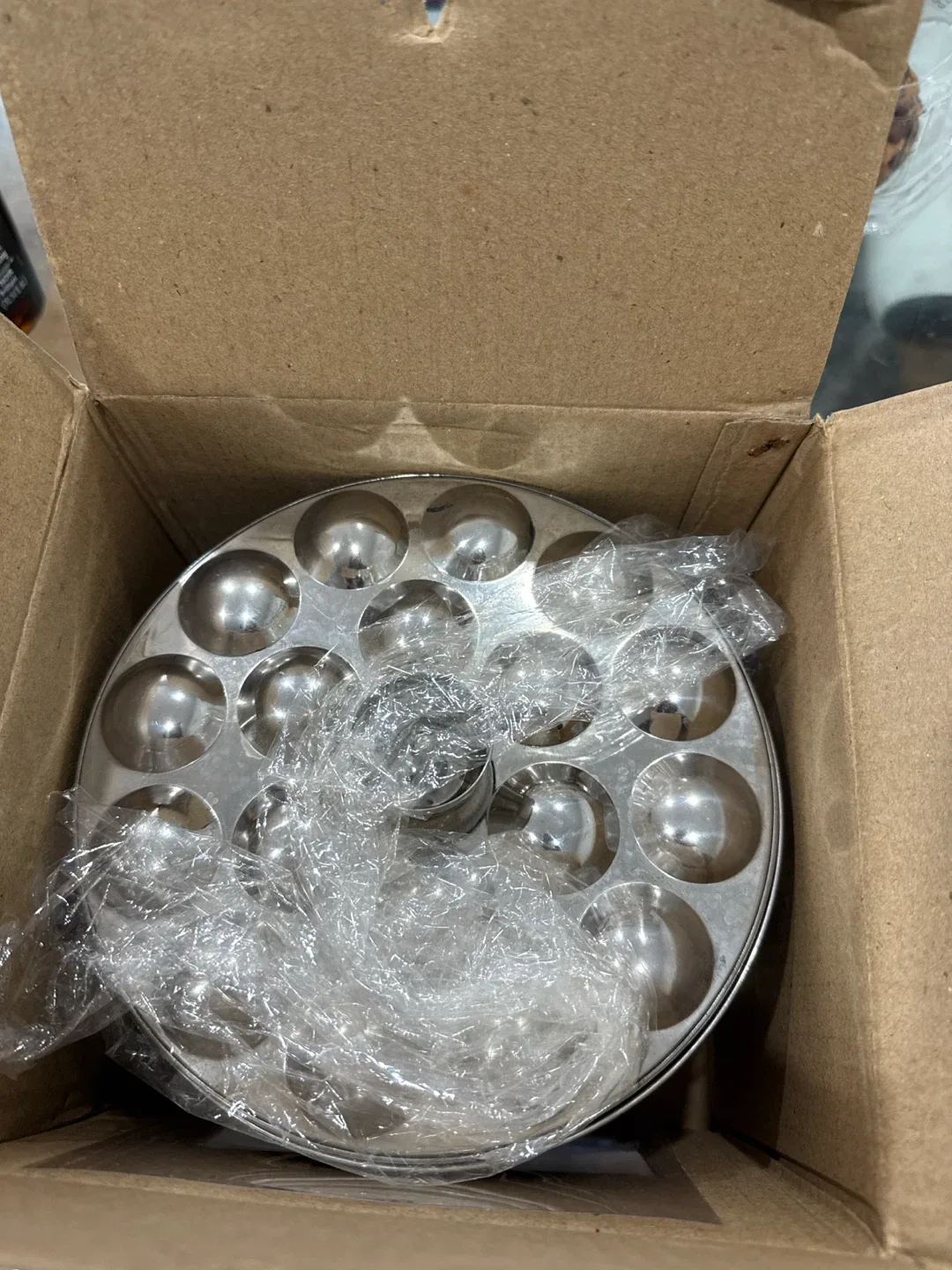 Diamond Maxima Stainless Steel Idly Plates (5 Plates) - photo 2