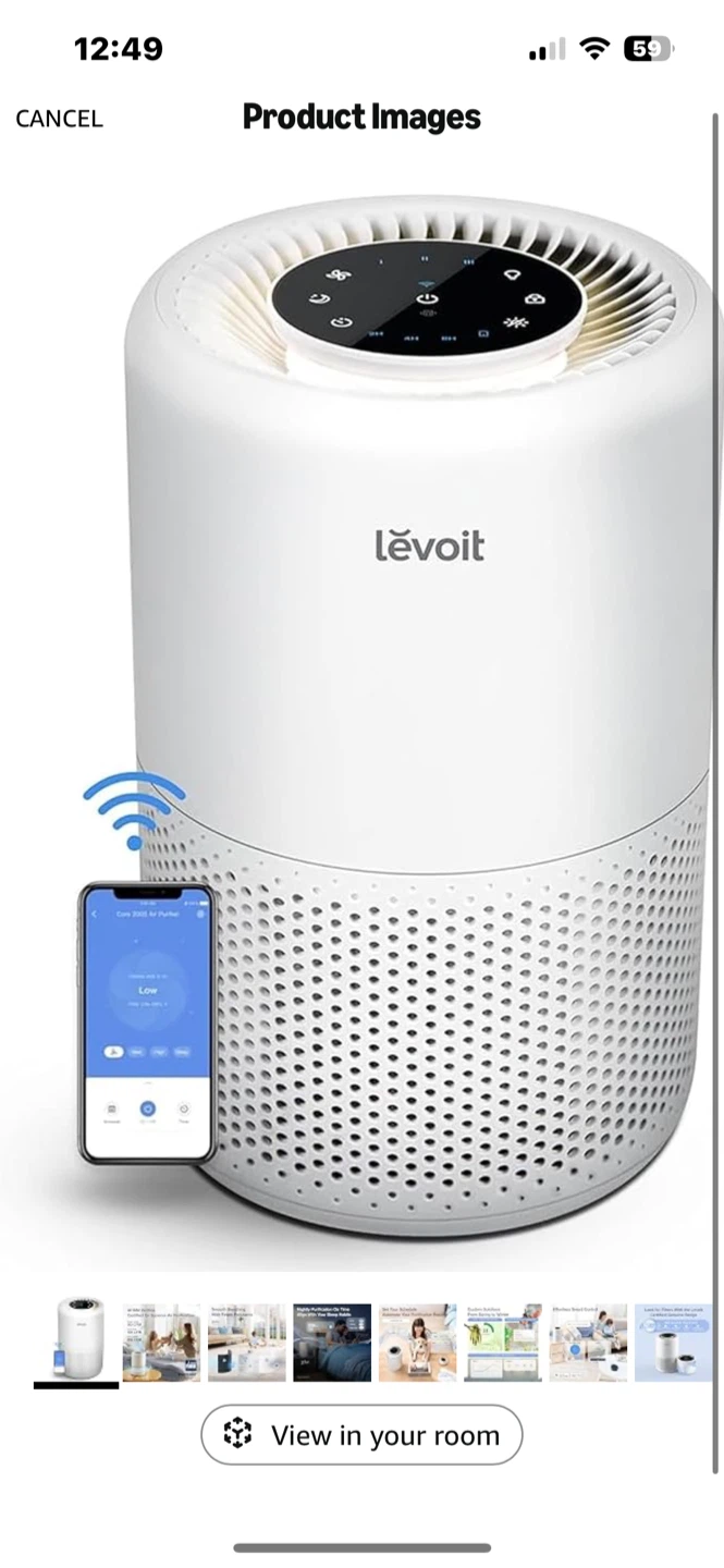 Levoit Air Purifier with HEPA Filter