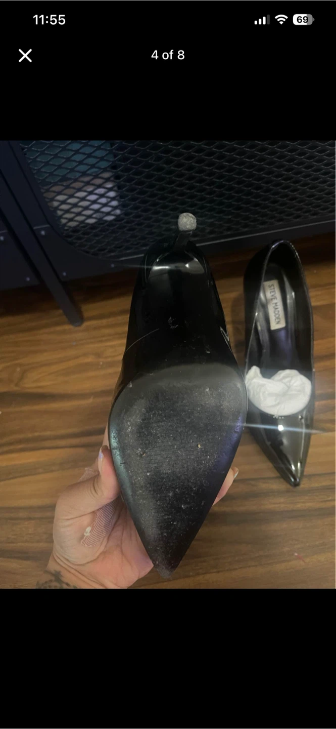 Steve Madden Black Patent Stiletto Heels - photo 2