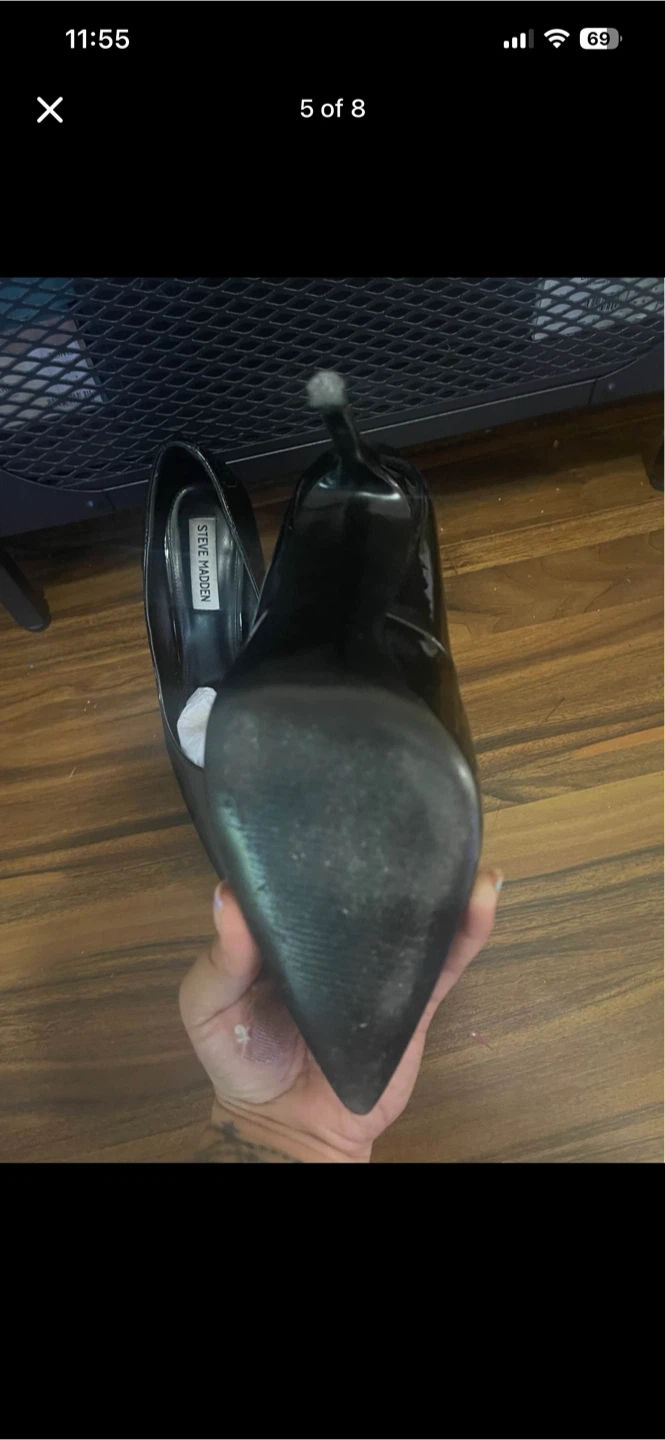 Steve Madden Black Patent Stiletto Heels - photo 4
