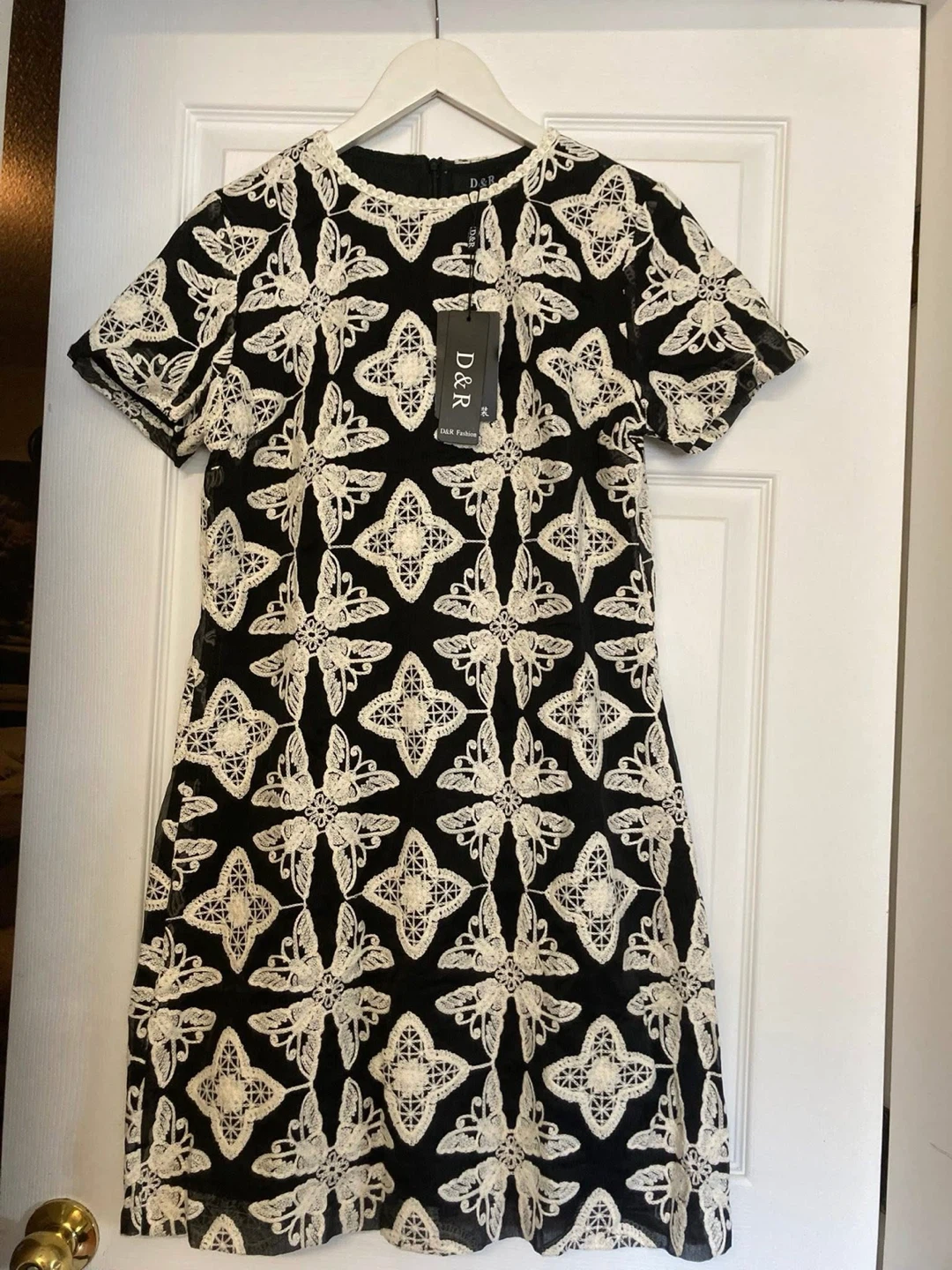 D&R Fashion Black Lace Dress