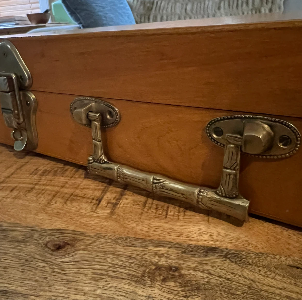Vintage/Mid Century Teak Wood Case/Storage - photo 2