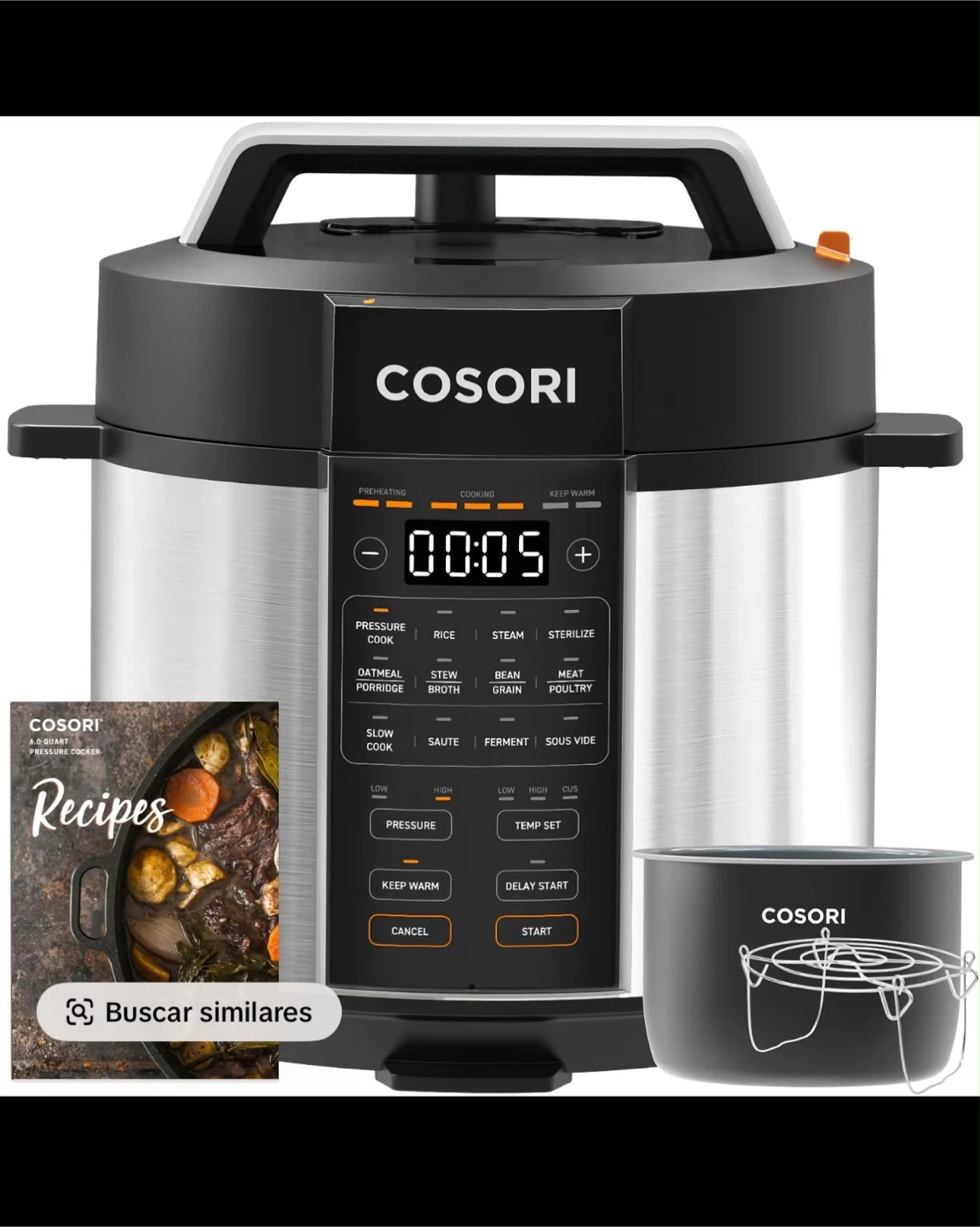 COSORI 9-in-1 Electric Pressure Cooker