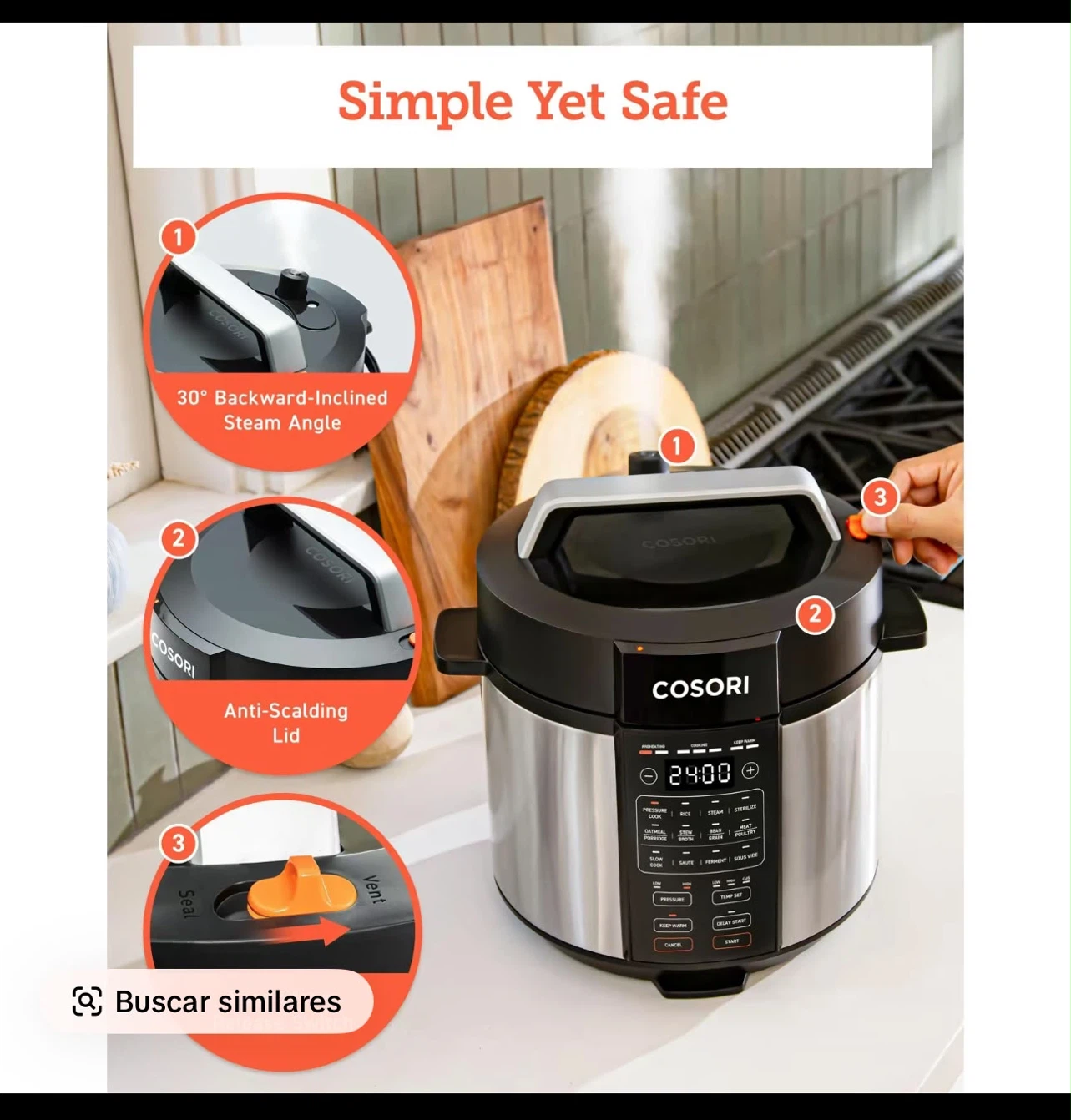COSORI 9-in-1 Electric Pressure Cooker - photo 4