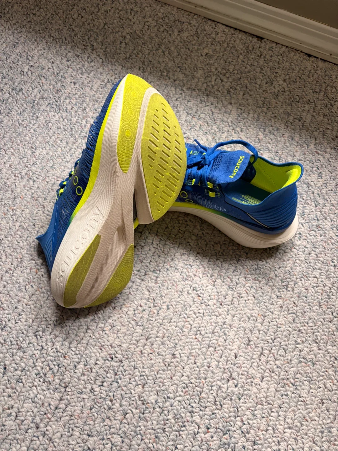 Saucony Running Shoes - Blue/Yellow - photo 3