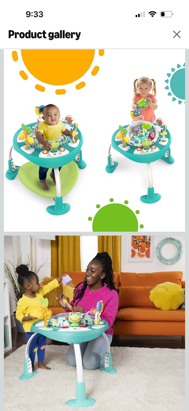 Bounce Bounce Baby 2-in-1 Activity Center Jumper & Table - photo 2