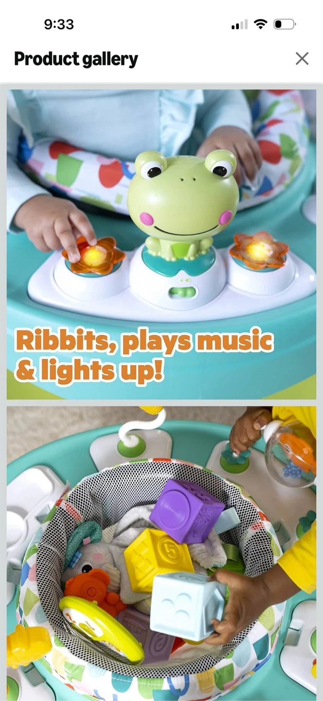 Bounce Bounce Baby 2-in-1 Activity Center Jumper & Table - photo 3