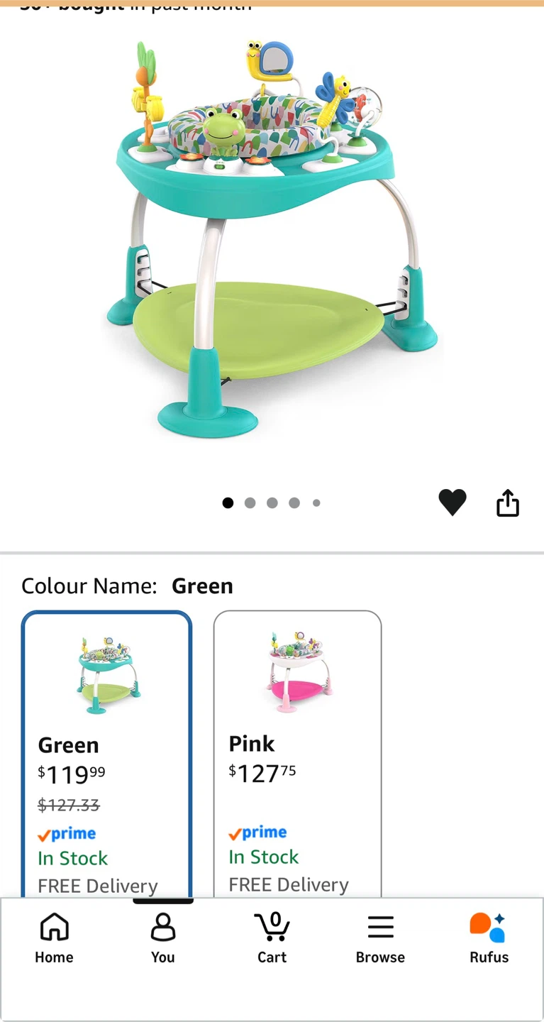 Bounce Bounce Baby 2-in-1 Activity Center Jumper & Table - photo 5