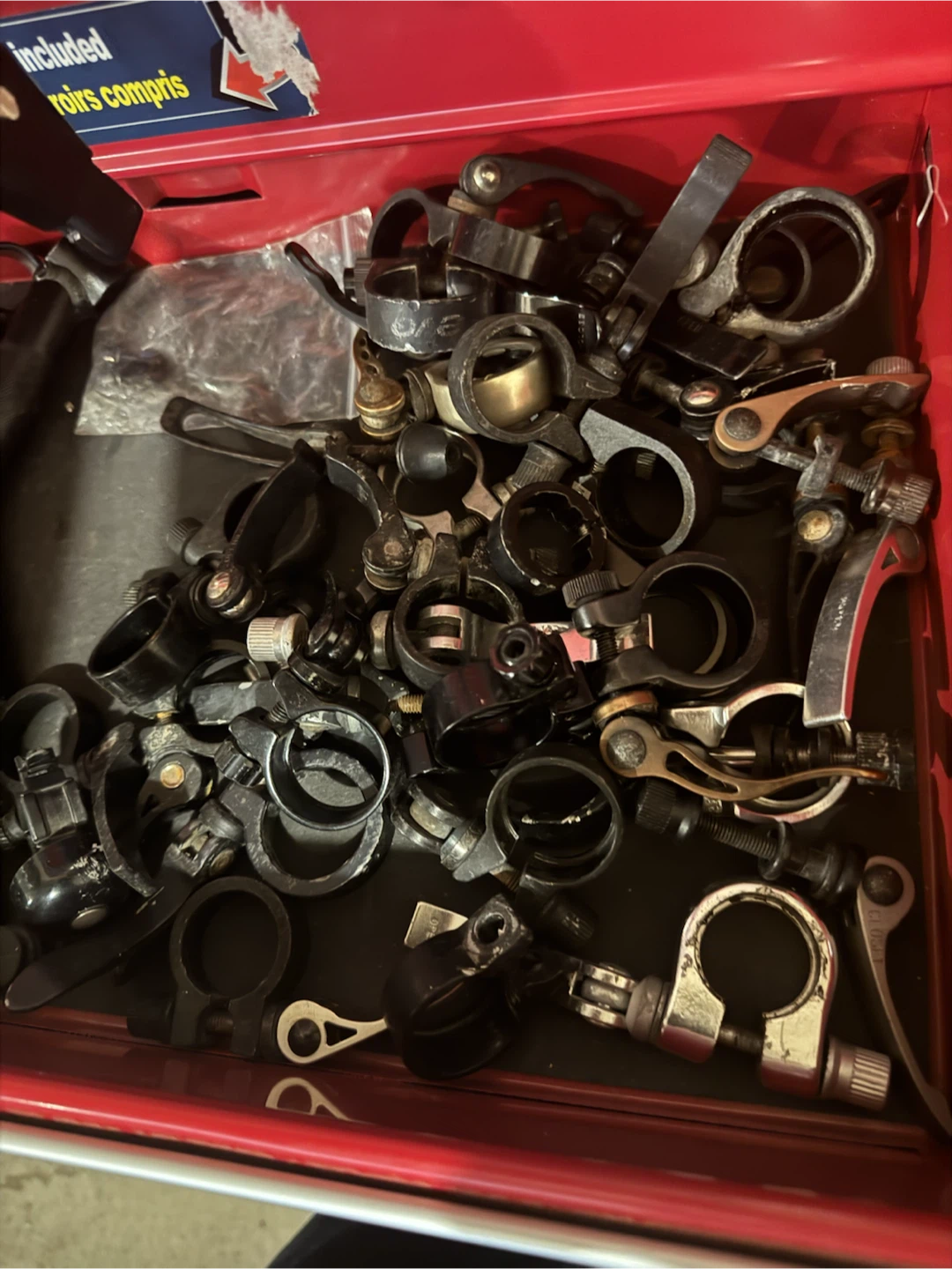 Bike Seat Quick Release Clamps. 2 for $5