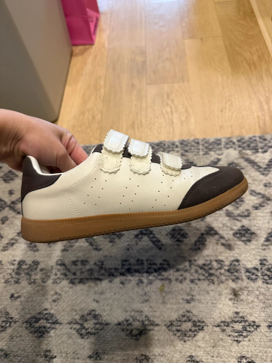 PROJECT CLOUD Memory Foam Sneakers US 7.5 Brown White - photo 4