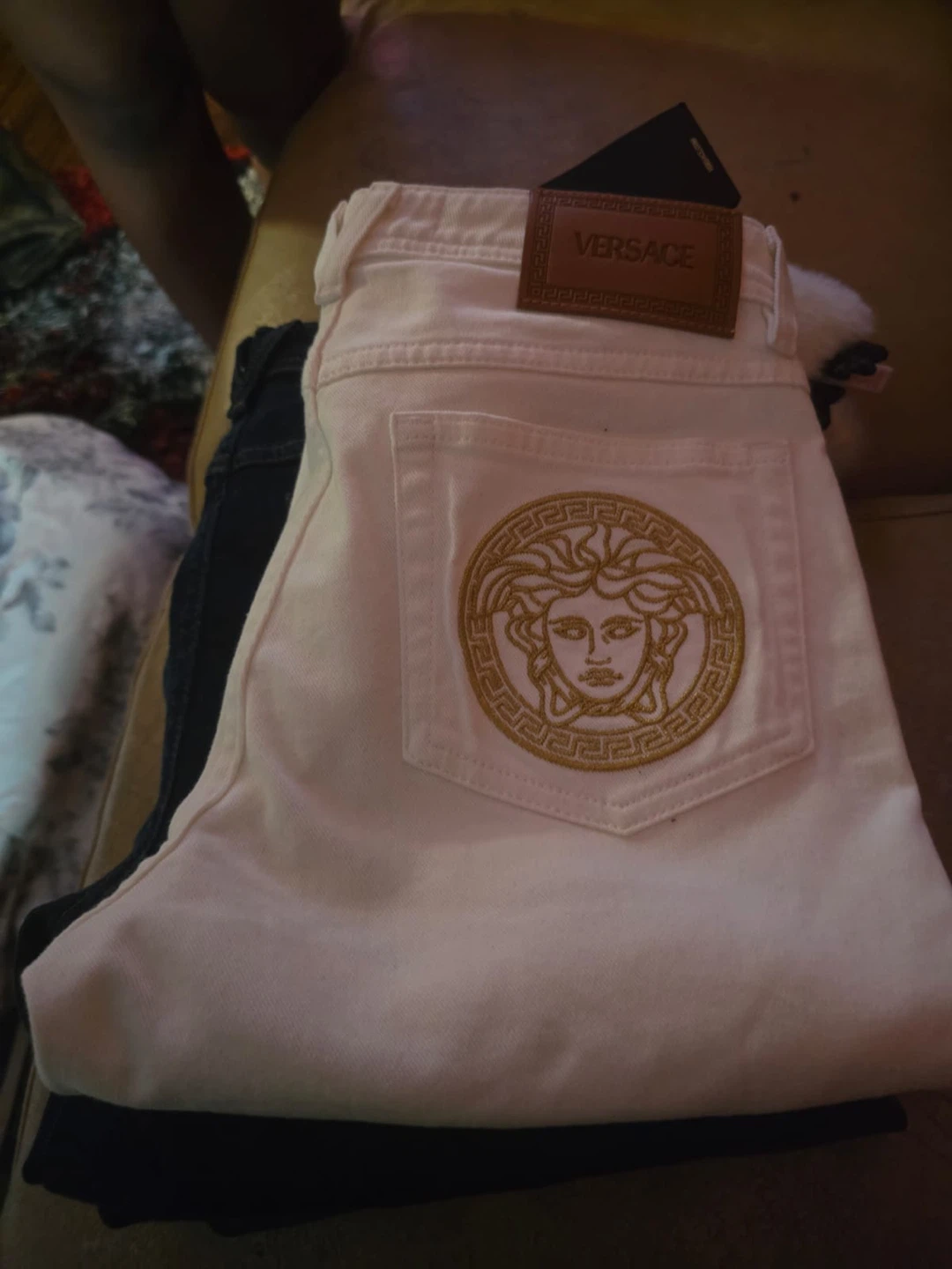 Versace White Medusa Jeans - photo 3