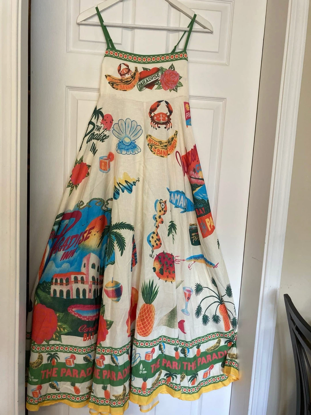 Maxi Dress with Tropical Paradise Print - photo 2