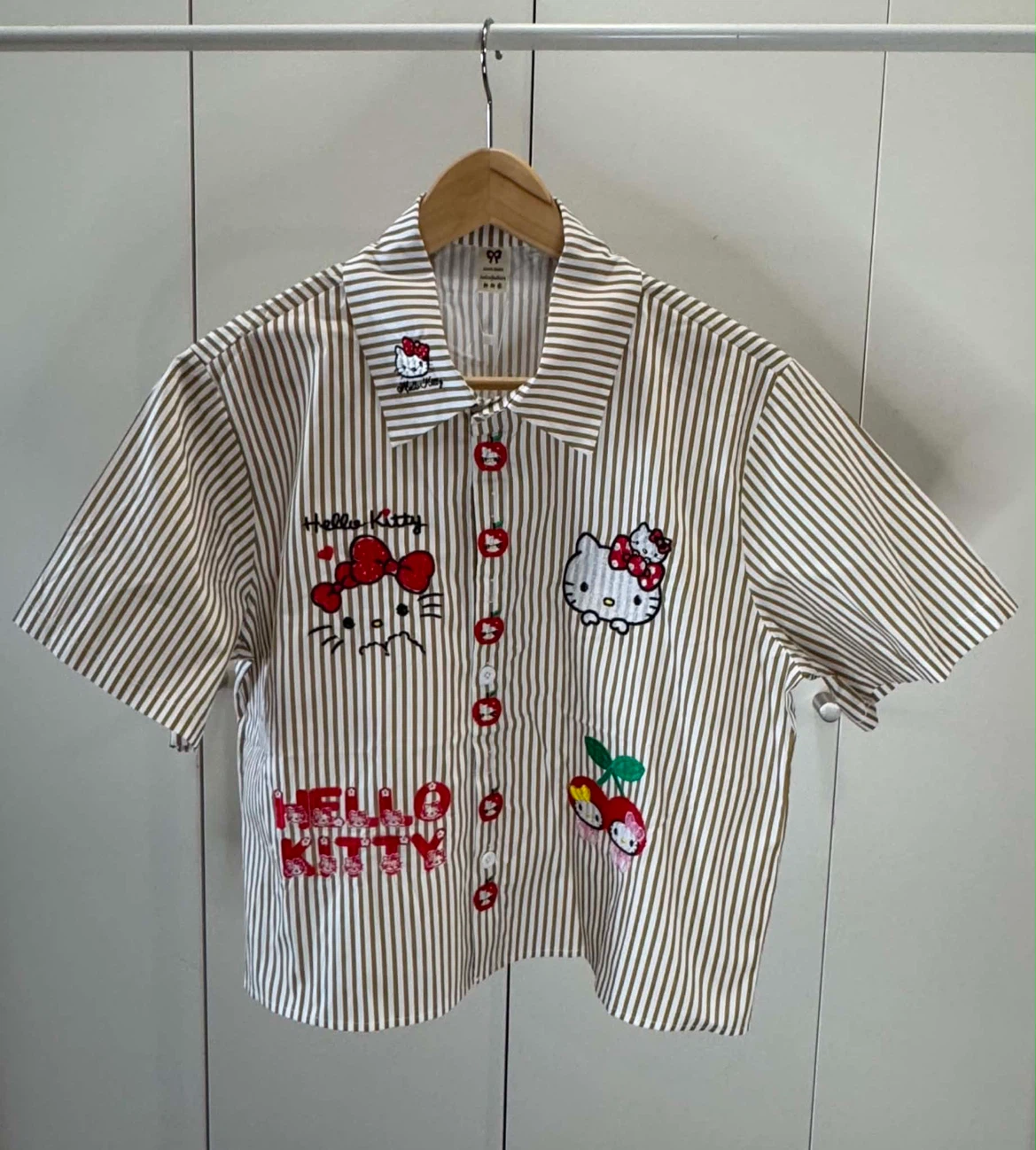 Hello Kitty Striped Button-Up Shirt - photo 4