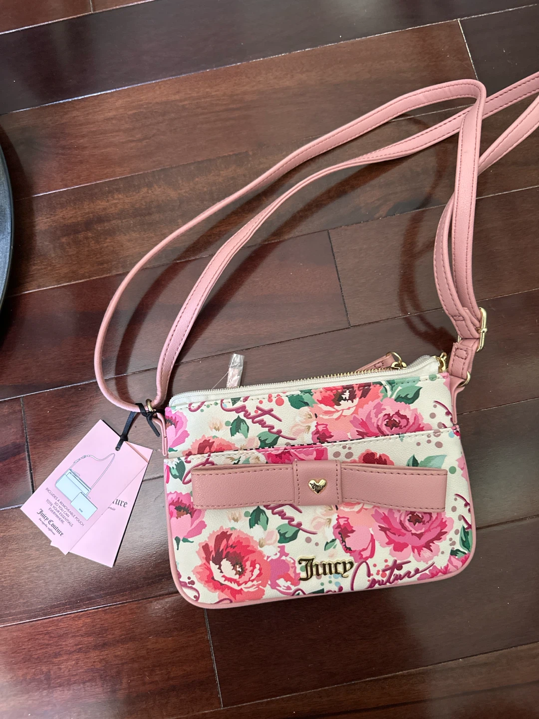 Juicy Couture Peek Ur Petal Crossbody Bag