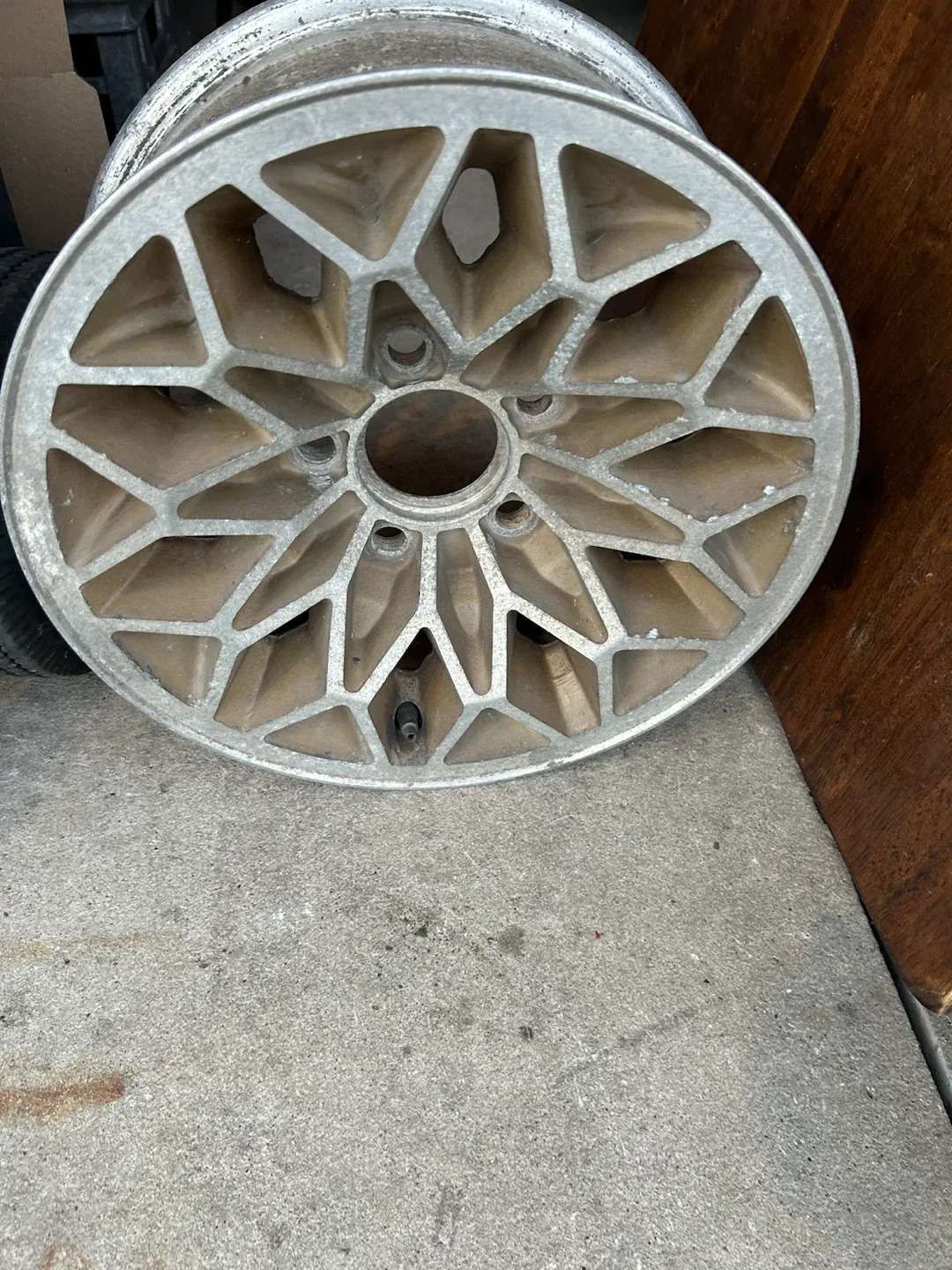 15” x 7” factory, Pontiac Trans Am snowflake wheel - photo 4