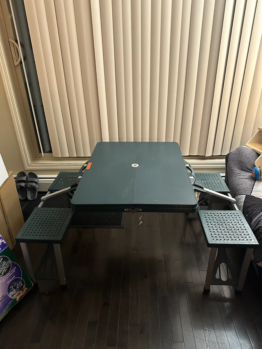 Liked new Portable Folding Picnic Table with Stools