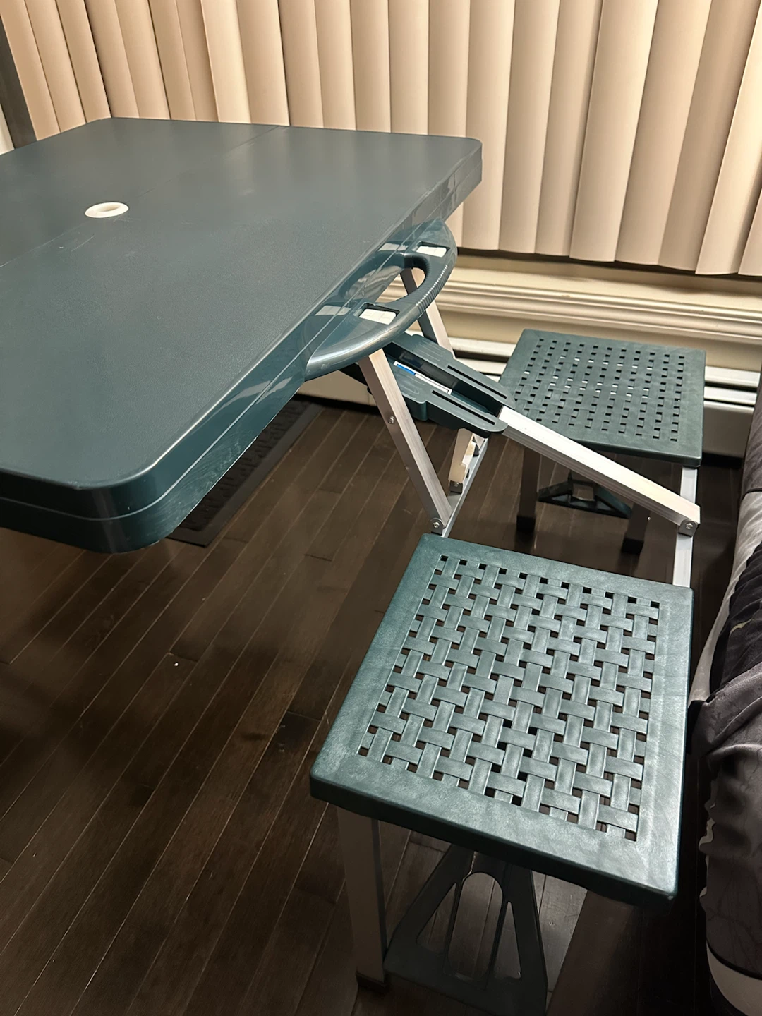Liked new Portable Folding Picnic Table with Stools - photo 3